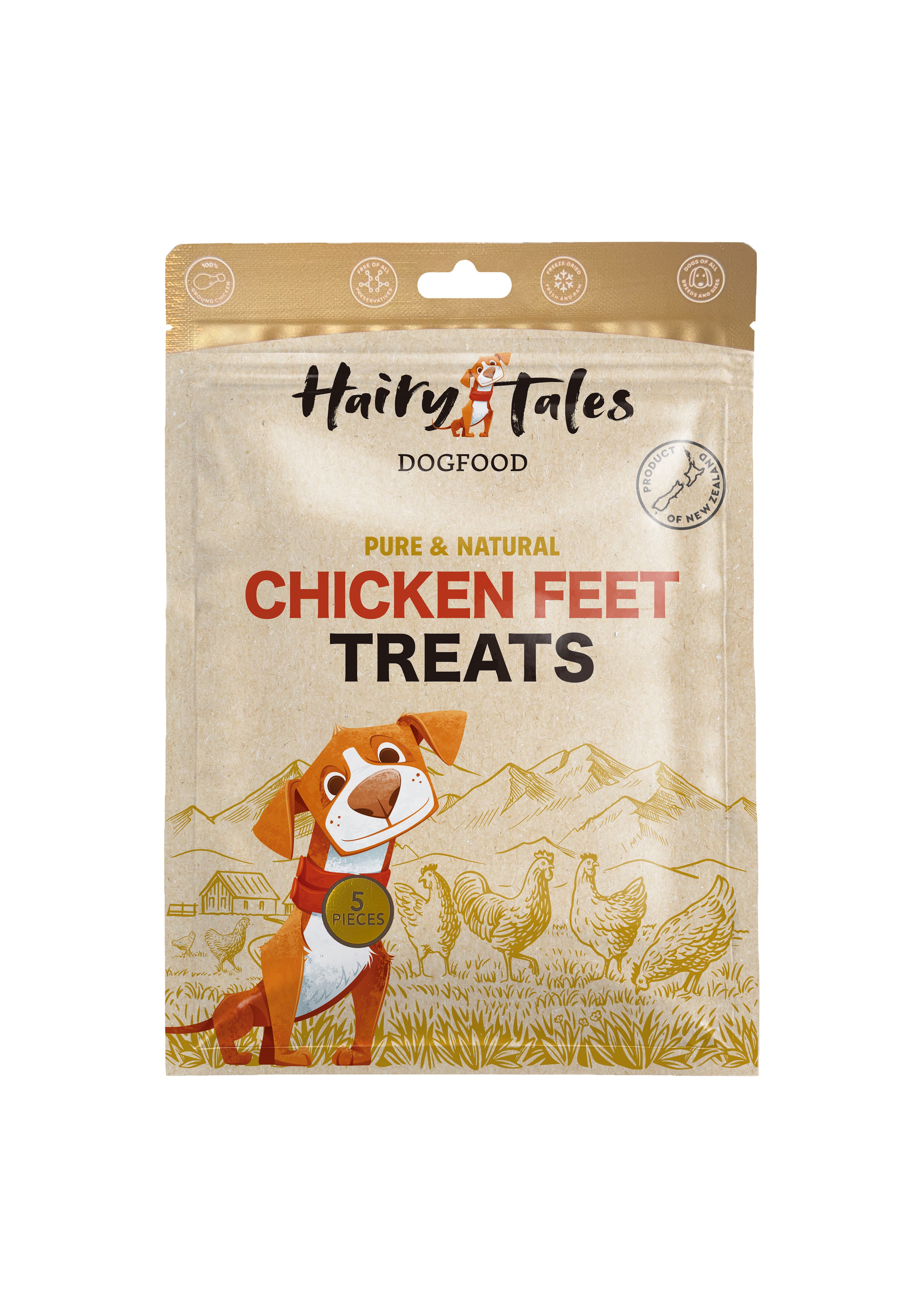 Freeze-Dried Chicken Feet