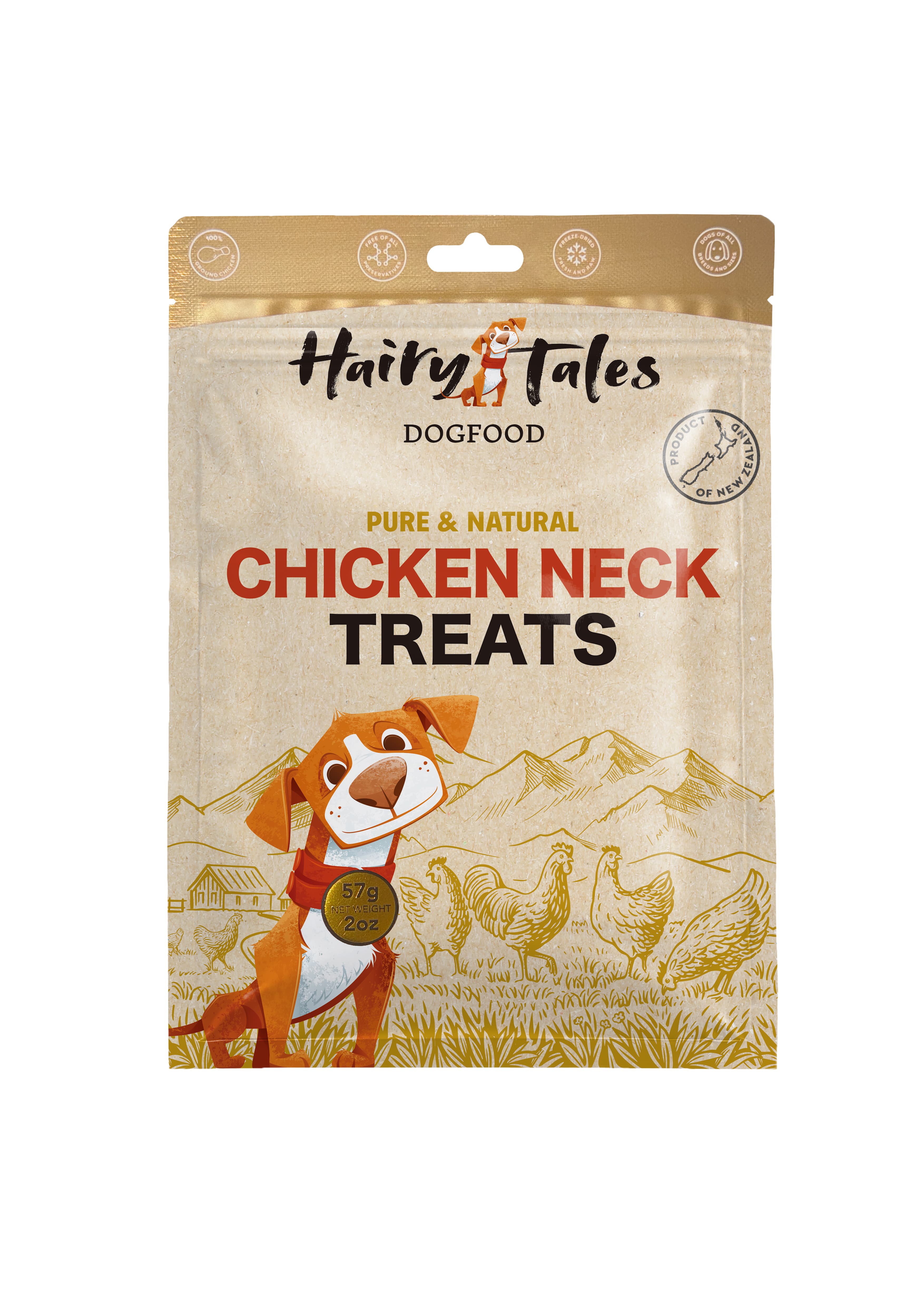 Freeze-Dried Chicken Neck