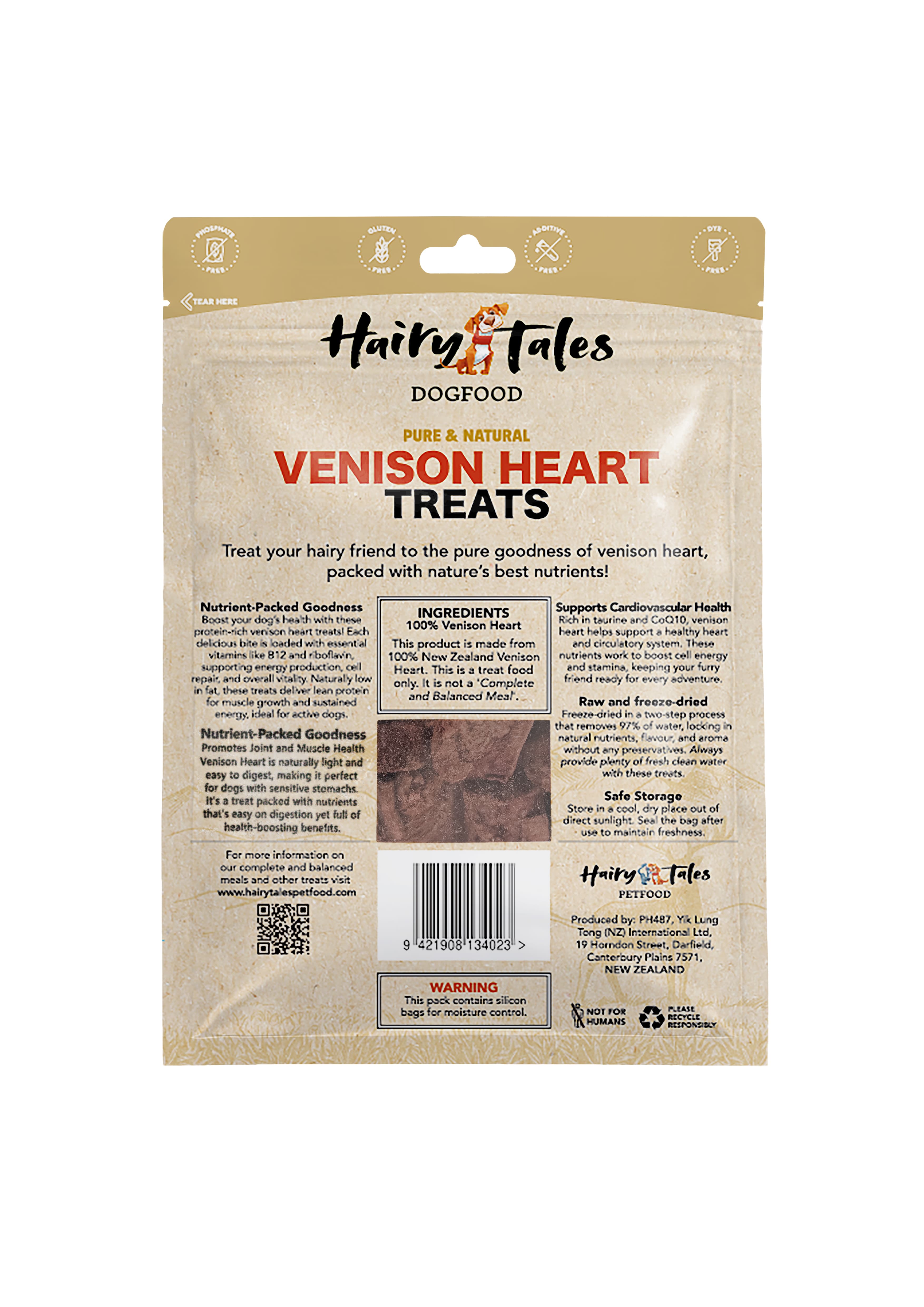 Freeze-Dried Venison Heart