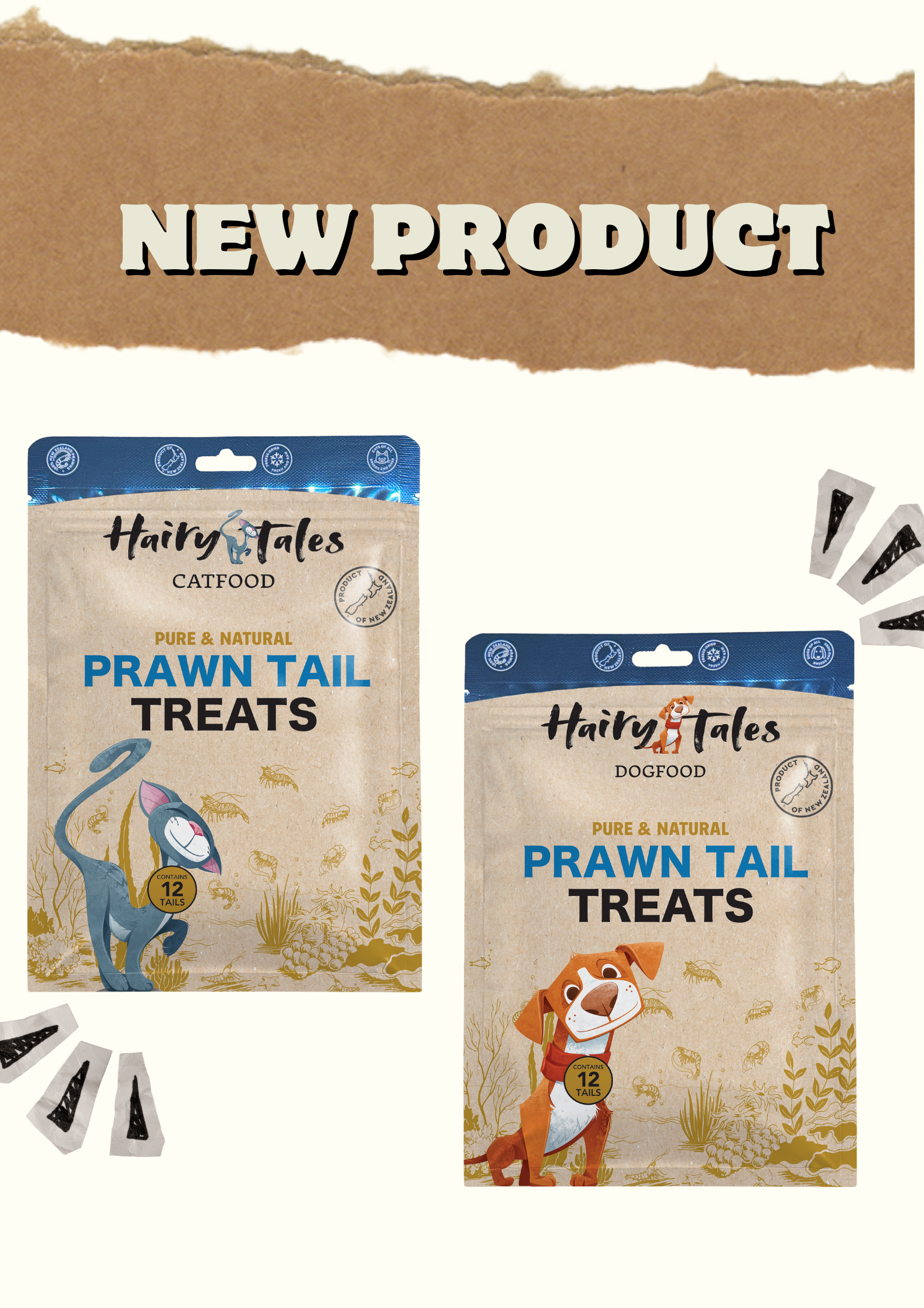 Freeze-Dried Prawn Tail